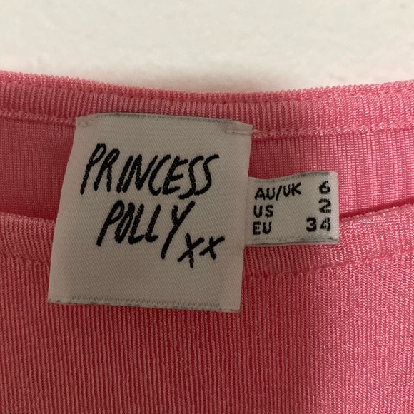 Shimmery Pink Crop Top - Picture 3 of 4